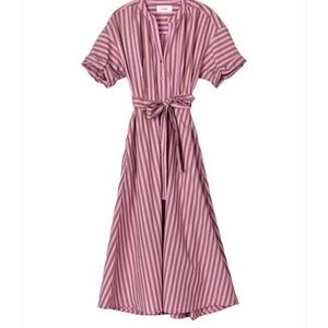 Xirena  Liora Dress in Fig Stripe NWOT